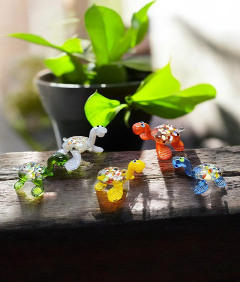Glass Turtle Figurine, Collectible Glass Turtle, Murano Quality Gift At A Fraction Of The Price, Handcrafted In Ukraine