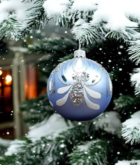 Glass Ball Ornament Bumble Bee