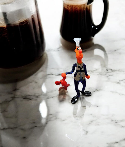 Glass Chef With Lobster Figurine, Collectible Glass Chef, Murano Quality Gift At A Fraction Of The Price, Handcrafted In Ukraine
