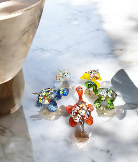 Glass Turtle Figurine, Collectible Glass Turtle, Murano Quality Gift At A Fraction Of The Price, Handcrafted In Ukraine