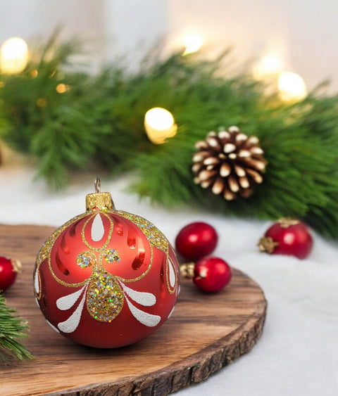 Glass Ball Ornament Bumble Bee