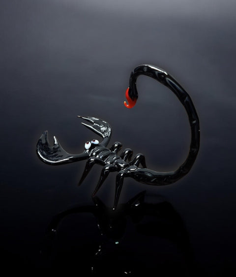 Glass Scorpion Figurine, Collectible Glass Scorpion, Murano Quality Gift At A Fraction Of The Price, Handcrafted In Ukraine