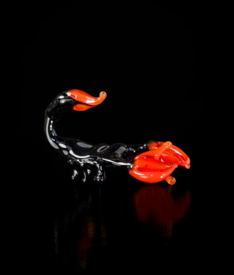 Scorpion Figurine, Mini Glass Murano Quality Lampworking Glass Figurine, Hand Made In Ukraine, A Great Addition To Your Collection