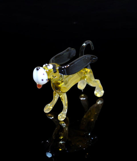Glass Dachshund Figurine