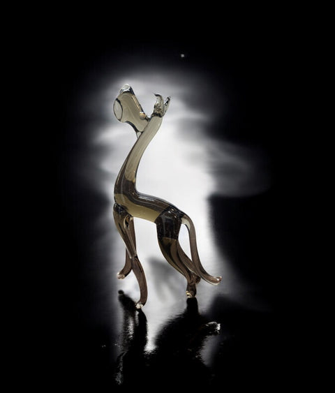 Glass Great Dane Figurine, Collectible Glass Great Dane, Murano Quality Gift At A Fraction Of The Price, Handcrafted In Ukraine