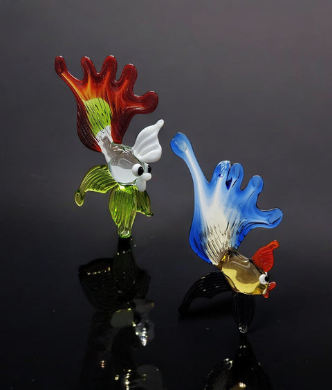 Glass Fish Figurine, Collectible Glass Fish, Murano Quality Gift At A Fraction Of The Price, Handcrafted In Ukraine