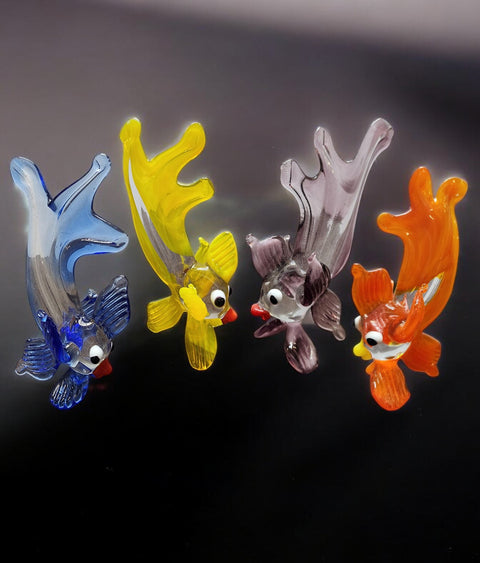 Glass Fish Figurine, Collectible Glass Fish, Murano Quality Gift At A Fraction Of The Price, Handcrafted In Ukraine