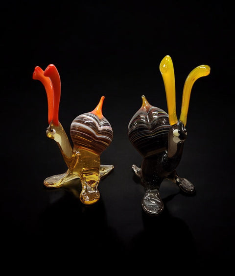 Glass Snail Figurine, Collectible Glass Snail, Murano Quality Gift At A Fraction Of The Price, Handcrafted In Ukraine