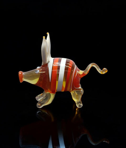Glass Pig Figurine