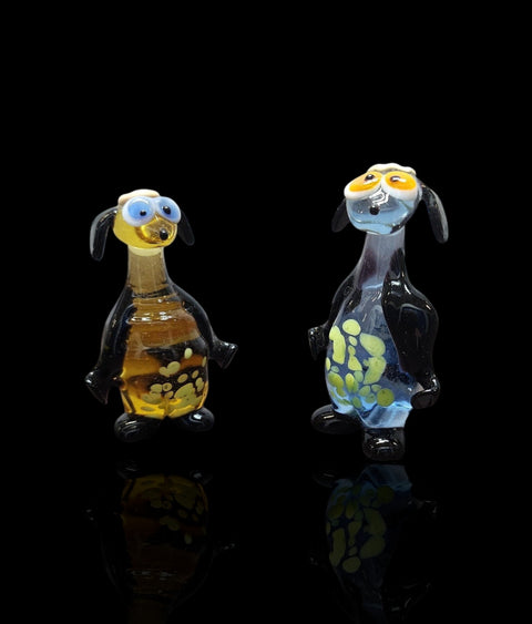 Glass Sheep Figurine