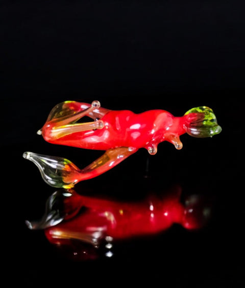 Lobster Figurine, Mini Glass Murano Quality Lampworking Glass Figurine, Hand Made In Ukraine, A Great Addition To Your Collection