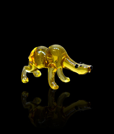 Glass Bear Figurine