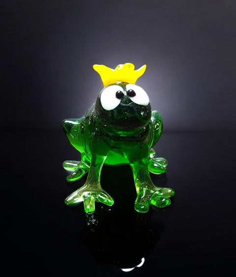 Glass Frog Figurine