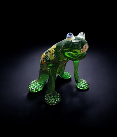 Glass Frog Figurine