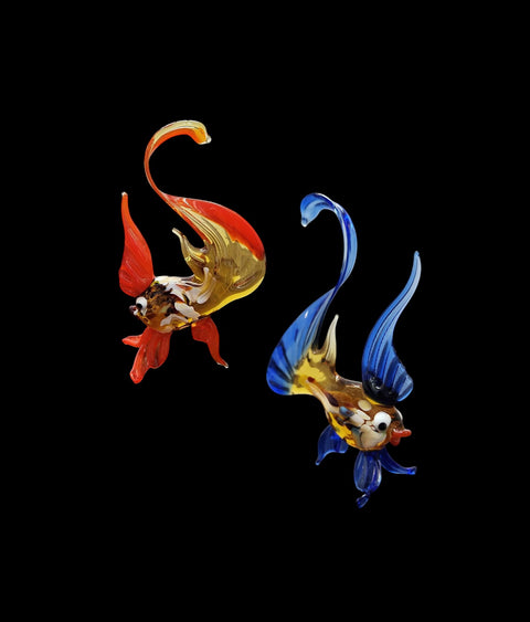 Glass Fish Figurine, Collectible Glass Fish, Murano Quality Gift At A Fraction Of The Price, Handcrafted In Ukraine