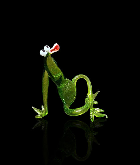 Glass Frog Figurine