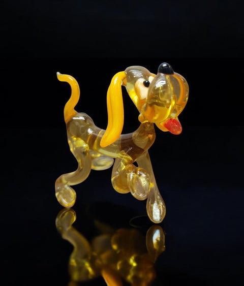 Glass Spaniel Figurine
