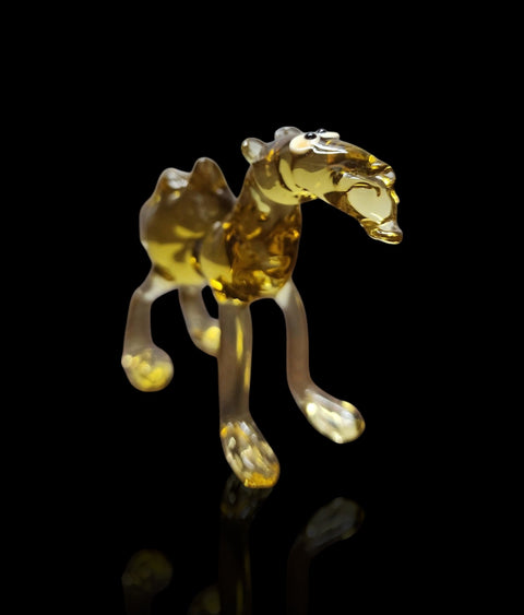Glass Camel Figurine, Collectible Glass Camel, Murano Quality Gift At A Fraction Of The Price, Handcrafted In Ukraine
