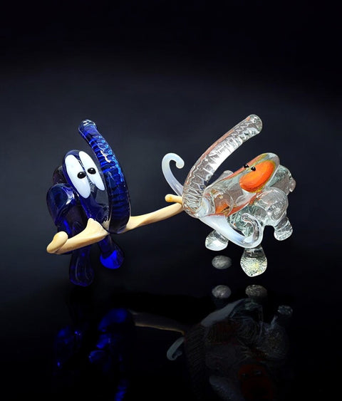 Glass Mastodon Figurine