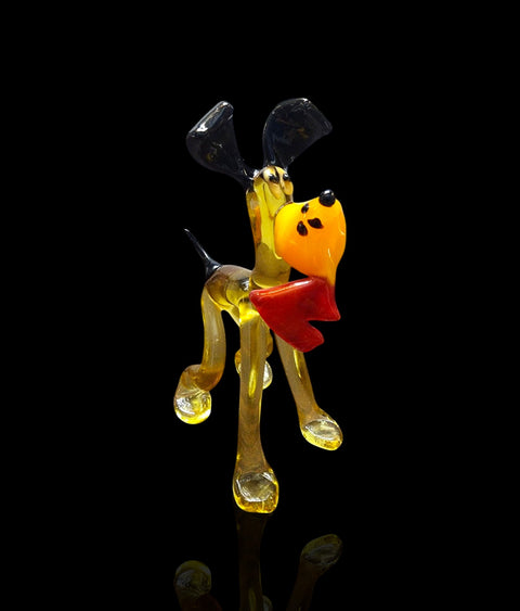 Glass Dog Figurine