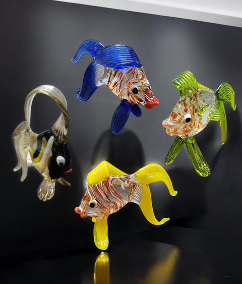 Glass Fish Figurine, Collectible Glass Fish, Murano Quality Gift At A Fraction Of The Price, Handcrafted In Ukraine