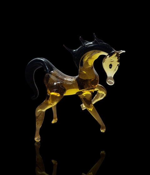 Glass Horse Figurine