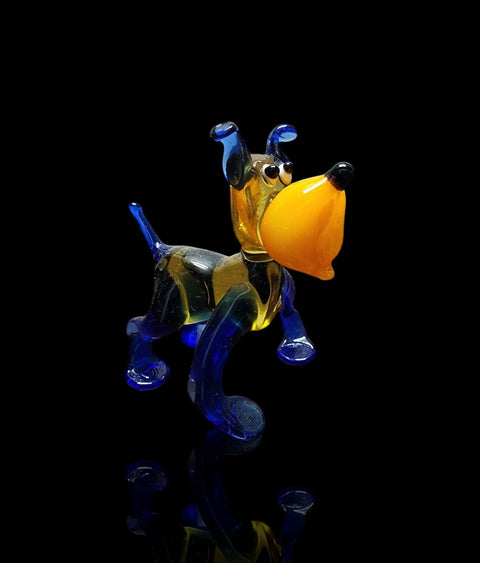Glass Bulldog Figurine