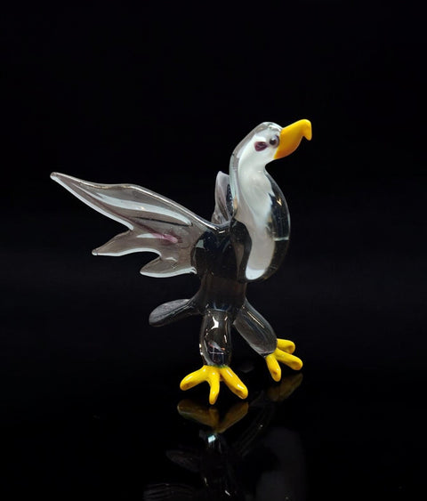 Glass American Eagle Figurine