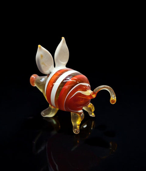 Glass Pig Figurine, Collectible Glass Pig, Murano Quality Gift At A Fraction Of The Price, Handcrafted In Ukraine