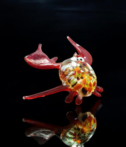Glass Crab Figurine