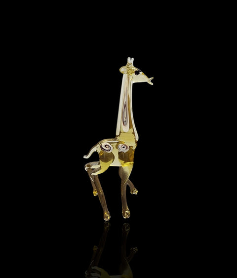 Glass Giraffe Figurine