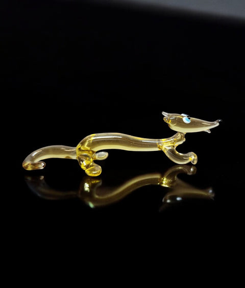 Glass Fox Figurine