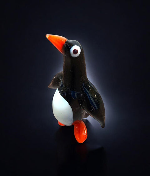 Glass Penguin Figurine, Collectible Glass Penguin, Murano Quality Gift At A Fraction Of The Price, Handcrafted In Ukraine