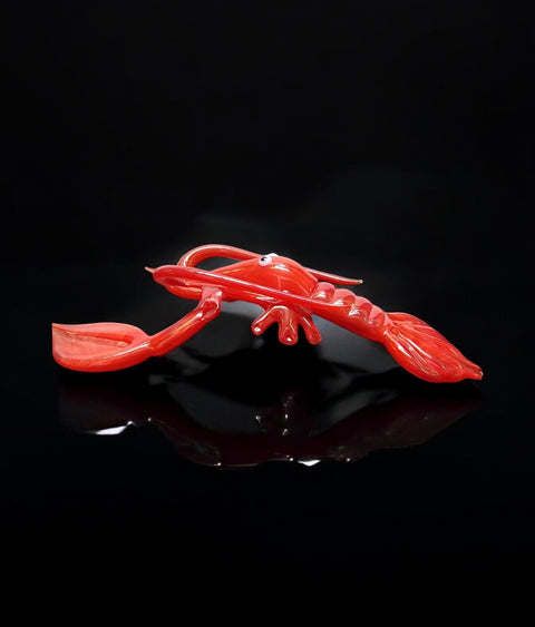 Glass Lobster Figurine