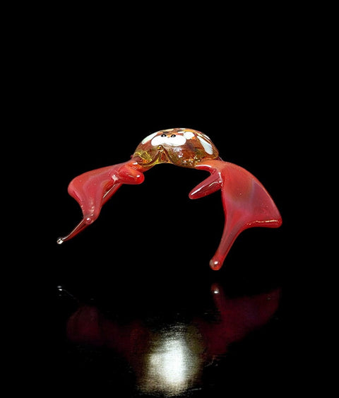 Glass Crab Figurine, Collectible Glass Crab, Murano Quality Gift At A Fraction Of The Price, Handcrafted In Ukraine