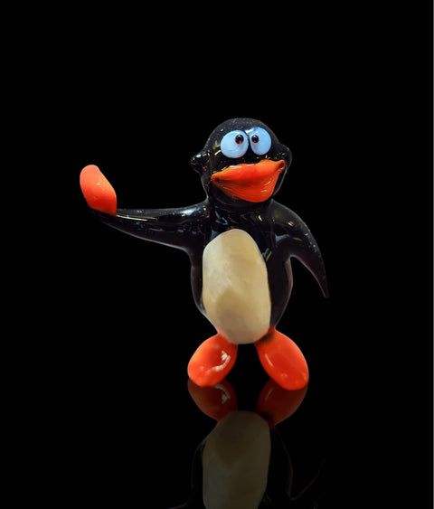 Glass Penguin Figurine