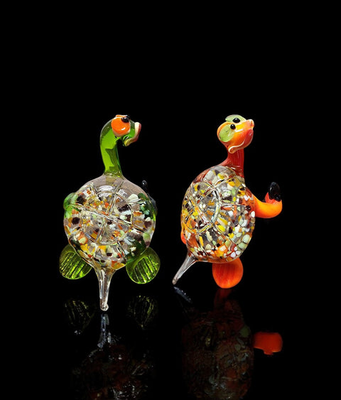 Glass Turtle Figurine, Collectible Glass Turtle, Murano Quality Gift At A Fraction Of The Price, Handcrafted In Ukraine