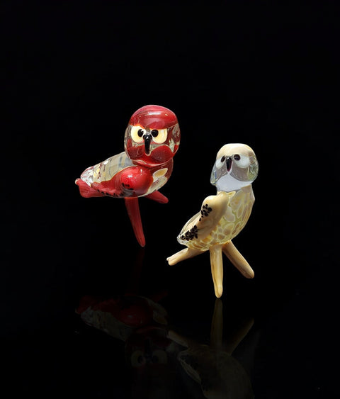 Glass Owl Figurine, Collectible Glass Owl, Murano Quality Gift At A Fraction Of The Price, Handcrafted In Ukraine