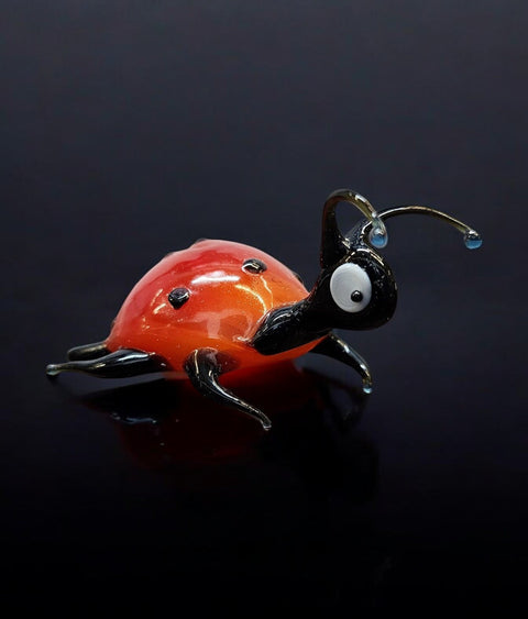 Glass Ladybug Figurine