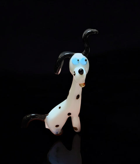 Glass Dalmatian Figurine