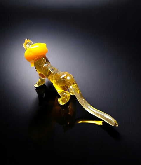 Glass Lion Figurine, Collectible Glass Lion, Murano Quality Gift At A Fraction Of The Price, Handcrafted In Ukraine