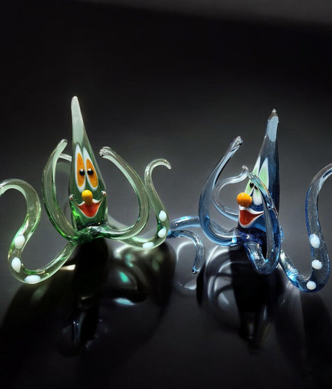 Glass Octopus Figurine