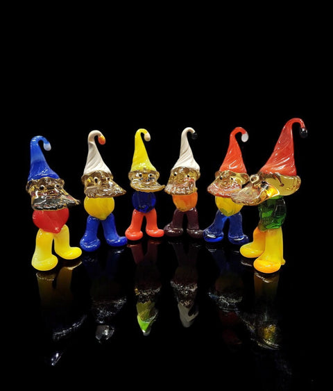 Glass Gnome Figurine