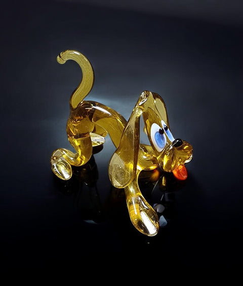 Glass Spaniel Figurine
