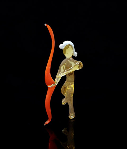 Glass Hunter Figurine, Collectible Glass Hunter, Murano Quality Gift At A Fraction Of The Price, Handcrafted In Ukraine