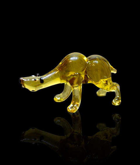 Glass Bear Figurine, Collectible Glass Bear, Murano Quality Gift At A Fraction Of The Price, Handcrafted In Ukraine