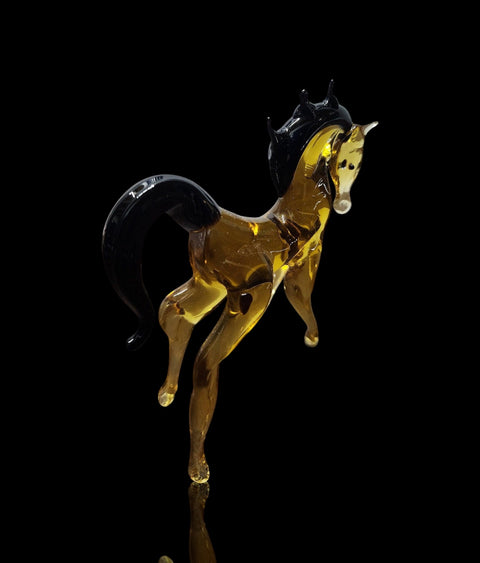 Glass Horse Figurine, Collectible Glass Horse, Murano Quality Gift At A Fraction Of The Price, Handcrafted In Ukraine