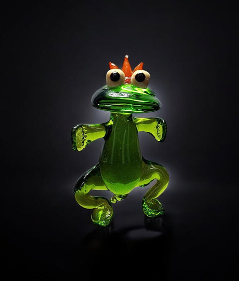 Glass Frog Figurine