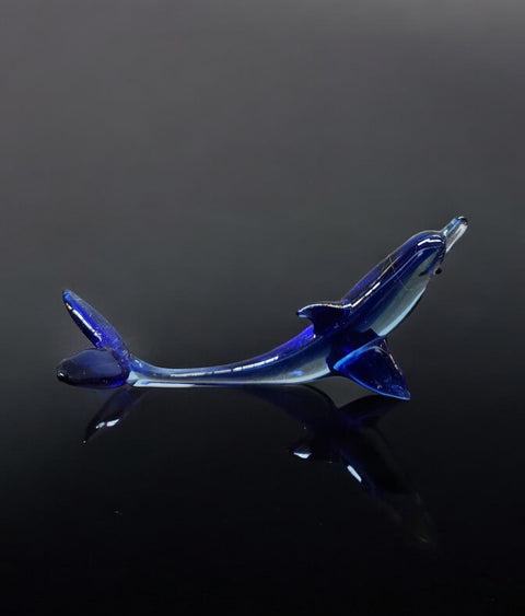 Glass Dolphin Figurine
