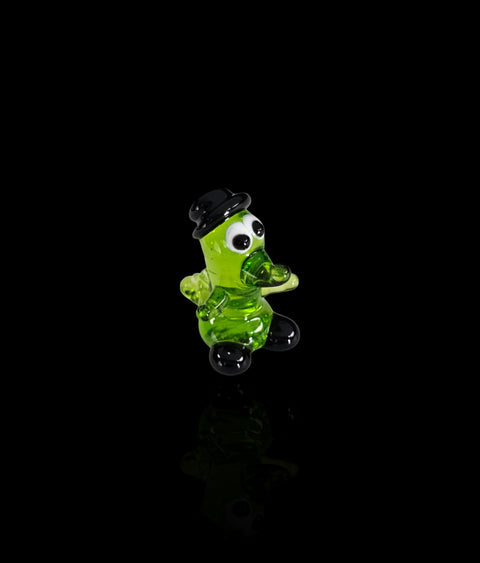 Crocodile Figurine, Mini Glass Murano Quality Lampworking Glass Figurine, Hand Made In Ukraine, A Great Addition To Your Collection